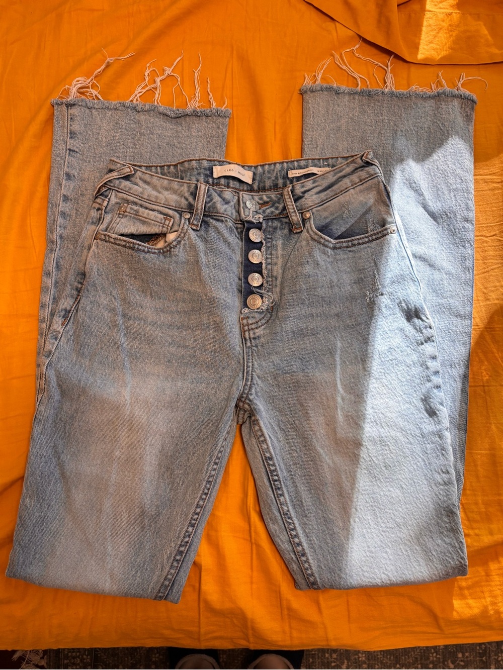 Cleo + Wolf High Rise Bootcut Jeans